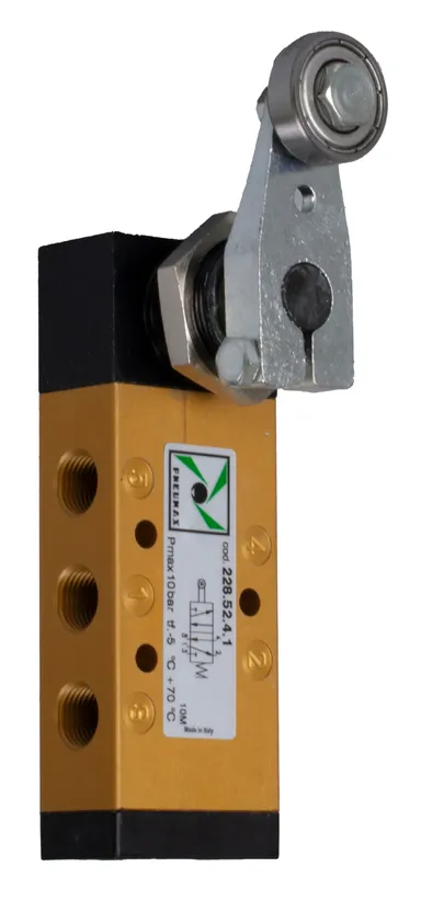 5/2-valve 120° bidirectional lever 1/8" Pneumax