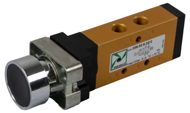 5/2 valve push button/spring 1/8" Pneumax