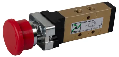 5/2 valve emergency stop 1/8" Pneumax