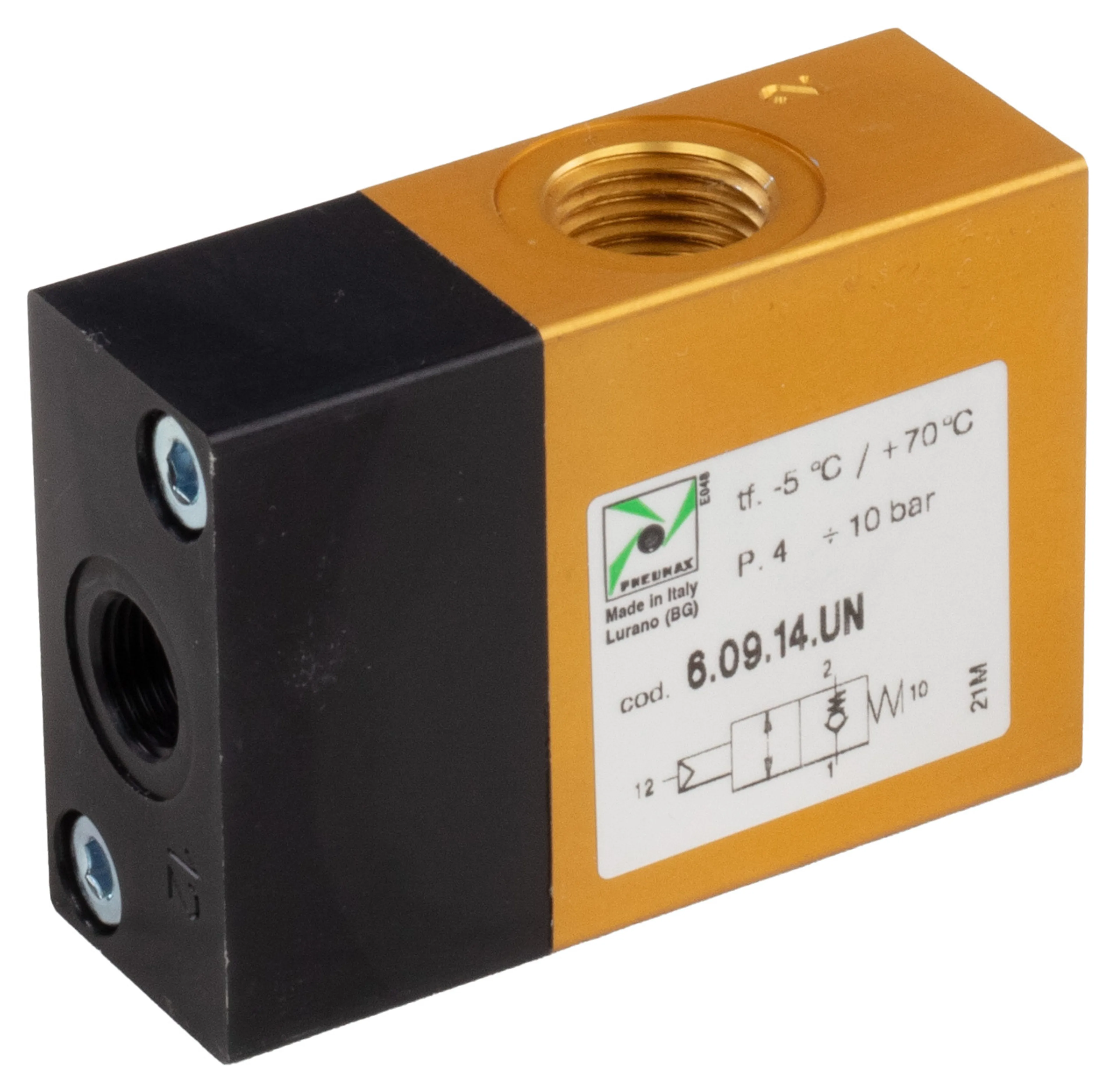 Spärrventil 1/4" Pneumax