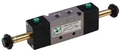 5/3 solenoid operated valve 1/8" Pneumax