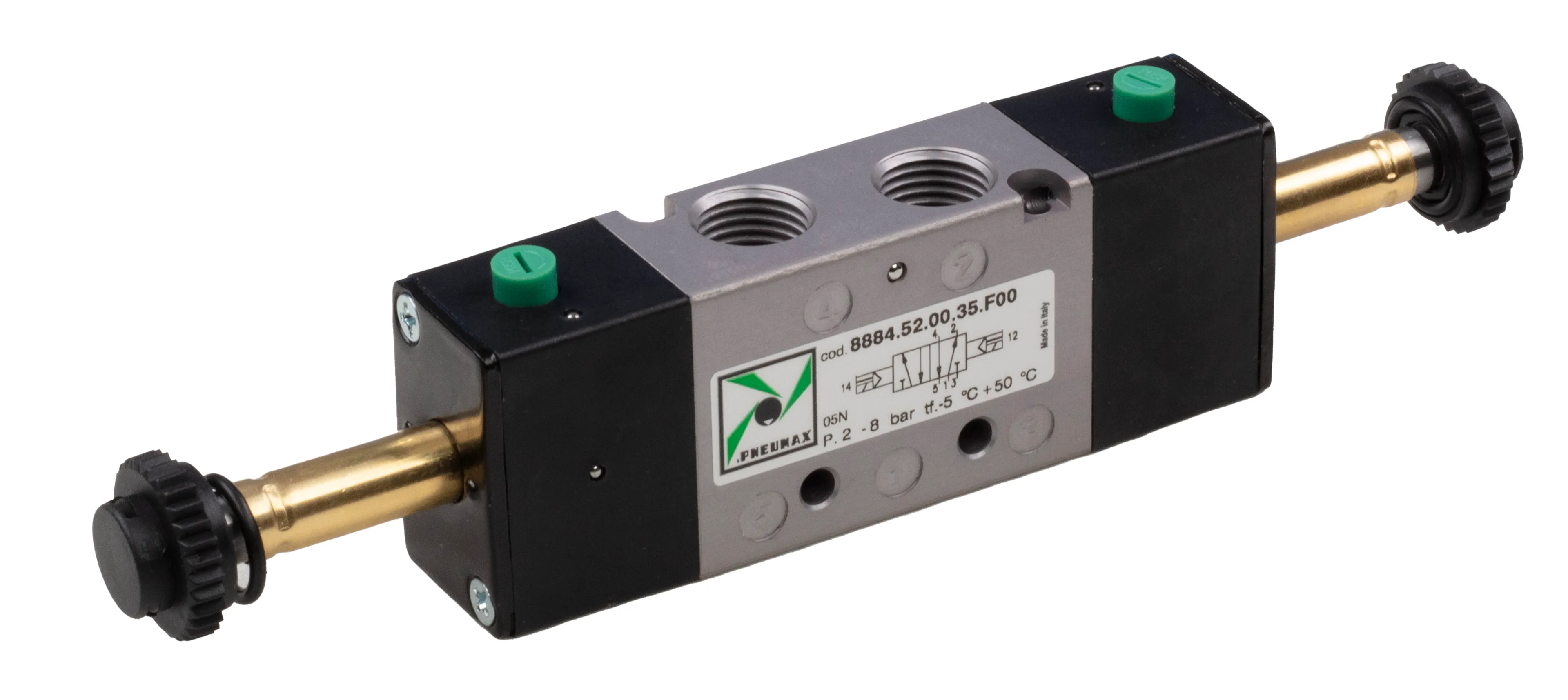 5/2 elstyrd ventil bistabil 1/4" Pneumax