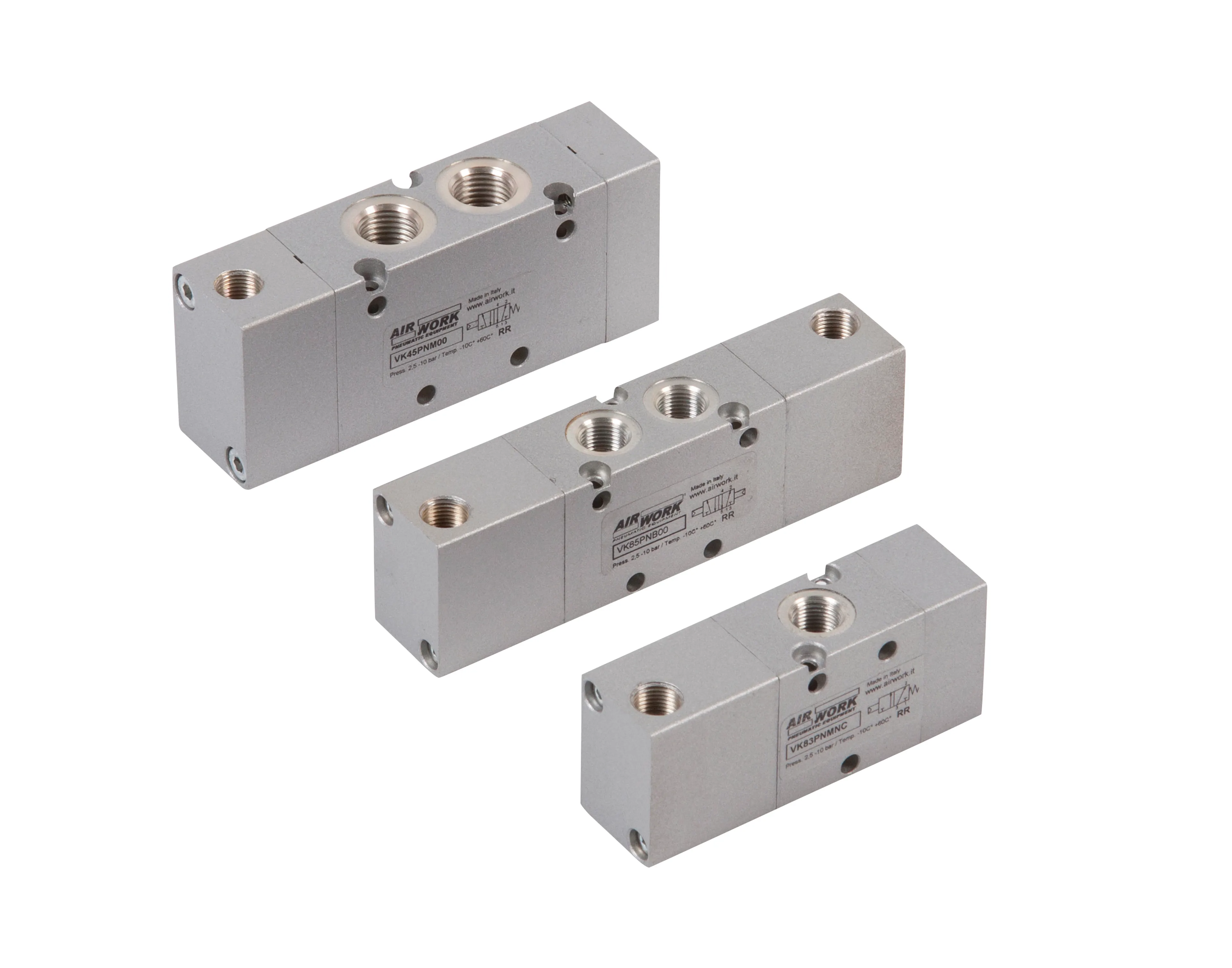 AW-VK - Tryckluftsstyrda pneumatikventiler 1/2"