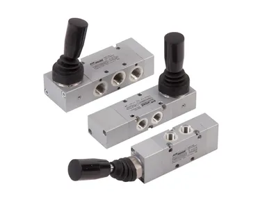 Manually operated pneumatic valves 1/8"